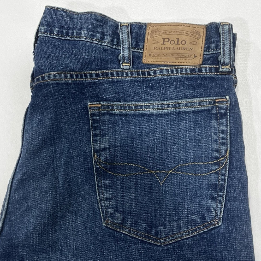 Polo Ralph Lauren Men Blue Denim The Sullivan Slim Straight Fit Jeans Size 40X31